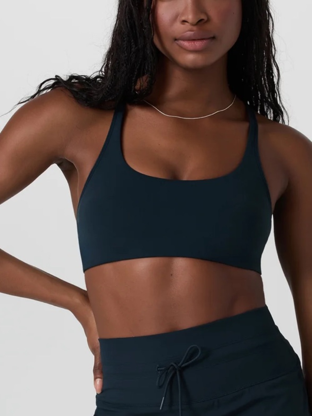 Vuori Yosemite bra ink navy dark teal size Large